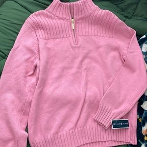 NWT Karen Scott Sweater Mid Zip Up